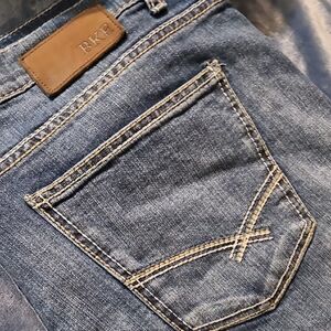 BKE Seth Straight Dark Blue Jeans 40S
